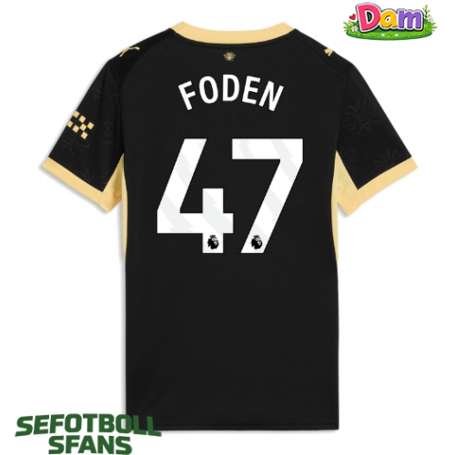 Manchester City Phil Foden #47 Bortatröja Kvinnor 2026-27 Kortärmad